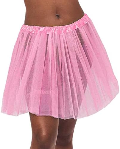 Nicote Women Classic Tutu suknja Tulle slojevita suknja elastična plesna suknja zabava Tutu kostim za žene i djevojke