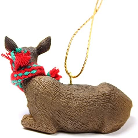 Razgovori Koncept Moose Tiny Minijature Jedan božićni ukras krava - Divno!
