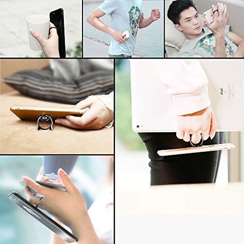 KAGYOKU Phone Ring Mačka Прикрепляемая oslonac za noge ultra-tanki slatka prsten držač za smartphone na 360 stupnjeva, kompatibilno