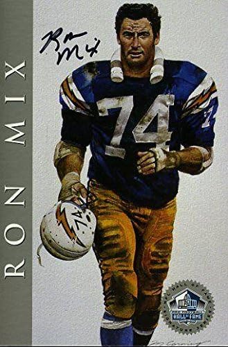 Ron Mix potpisao JSA 1998 HOF Series Series 450/2500 - NFL nogometne kartice s autogramima