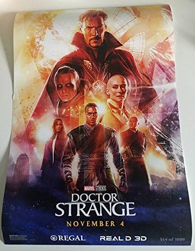Doctor Strange - 13 x19 originalni promo filmski plakat Regal Limited Edition numerirano je rijetko a