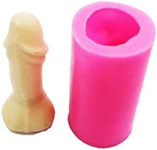 Muški genitalni oblik Silikonski sapun kalupi za sapun Clakele Candy Silikonski kalupi za sapune bombe pečenje fondanta