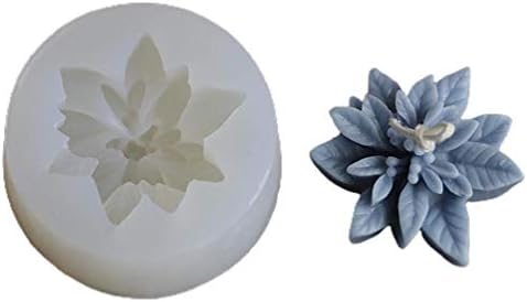 Ručno izrađene kreativne 3D cvjetne biljke Silikonski sapun kalup Clower oblik svijeće Alat za pečenje kalupa za vjenčani kolač ukrašavanje