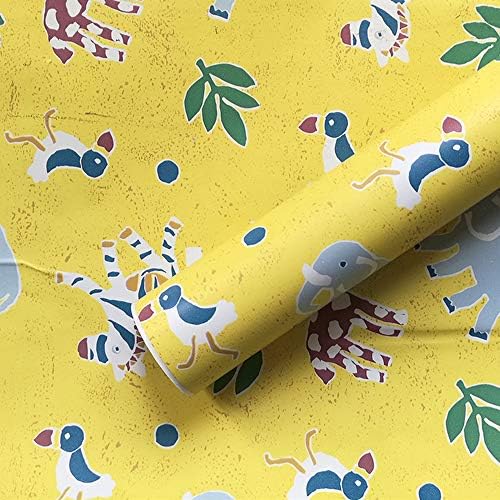 Yifely obloge za ptičice za ptice Uklonjene ladice za ormariće prekrivajući žuti vinilni papir božićni dekor za dom 17,7 inča do 9,8