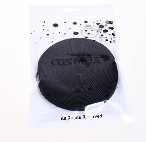 Kozmos 3/8 inča crne kuke u boji i traka za pričvršćivanje petlje, duljina 16 stopa
