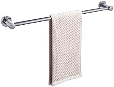 Polica za kupaonicu Quanjj s šipkama za ručnike, stalak za odlaganje zidnih stalka od nehrđajućeg čelika, besplatno probijanje