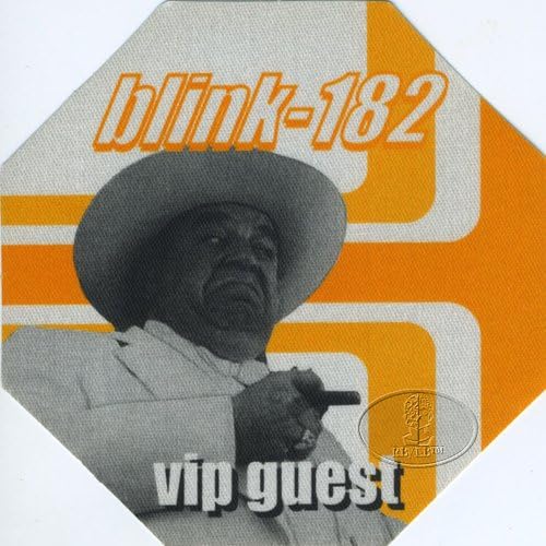 Blink-182 1999-2000 World Tour Backstage Pass VIP Orange