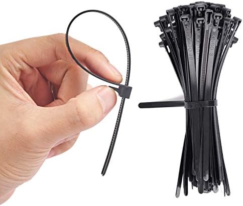 Fixson kabelske veze za višekratnu upotrebu Objavljive Zip kravate Multi -namjenski paket od 100
