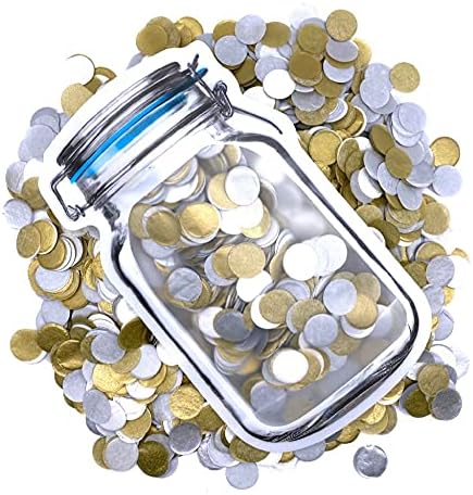 Konfetti višestruke boje 1/2 inča zlatno srebrno bijela nova godina bacanje balona confetti party stol Scatter svadbeni konfeti