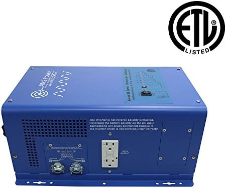 AIMS POWER 3000 W NISKE Frekvencije pretvarača čistog sinusnog inverterskog punjača, naveden na UL 458 standarda