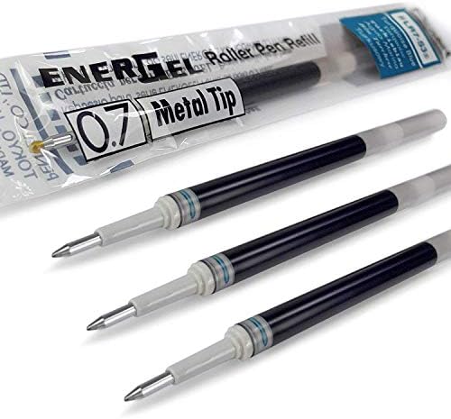 4 x Pentel Energel 0,7 mm punjenje metal vrha LR7 - Odgovara Energel XM, BL77/BL57/BL37 - Tirkiz